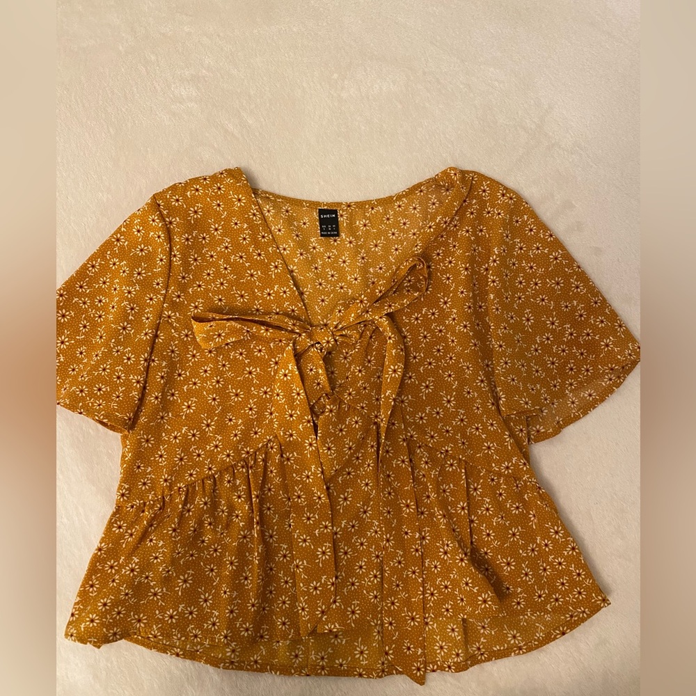 Shein Floral Blouse